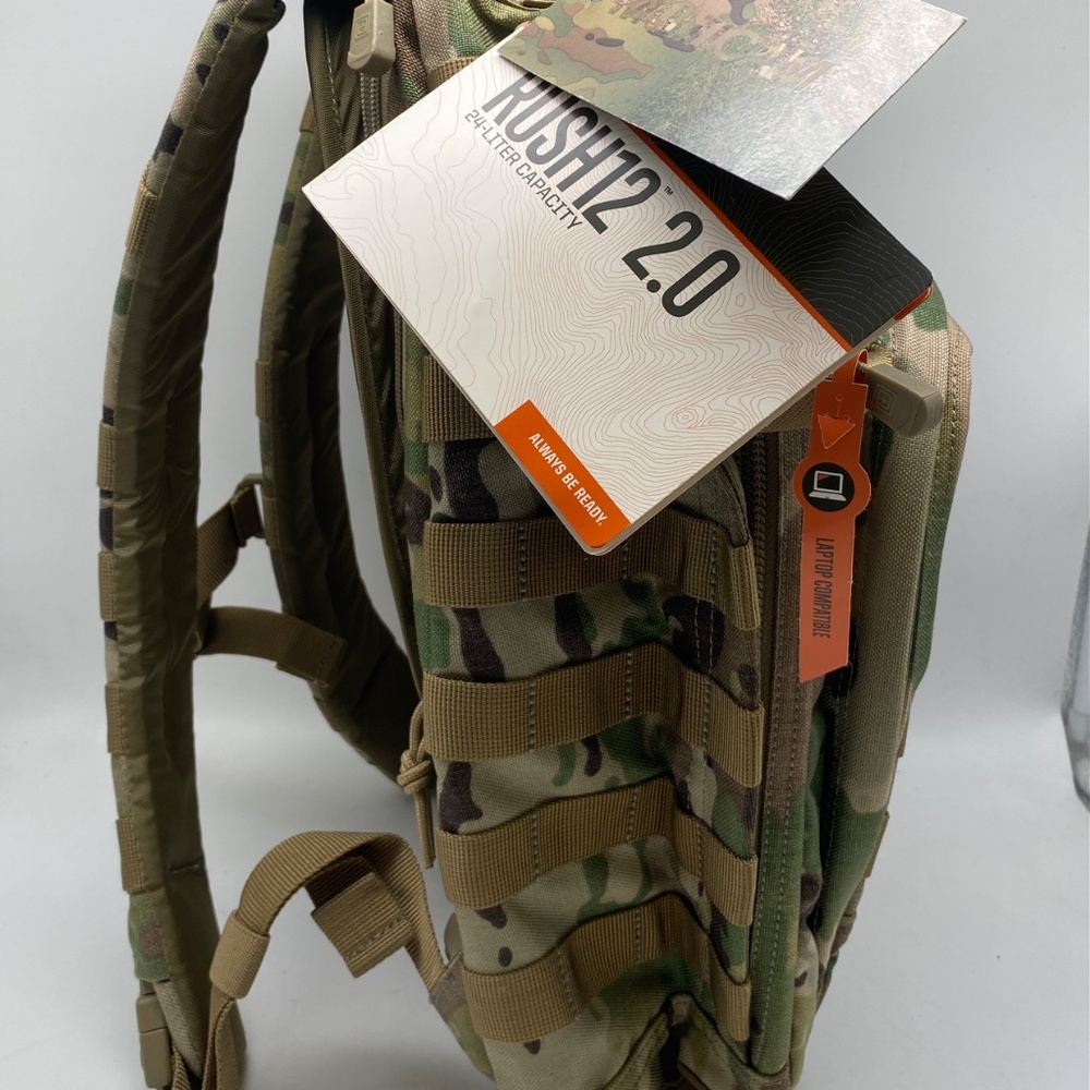 5.11 Tactical RUSH 12 2.0 MultiCam Backpack 24L - Picture 3 of 3